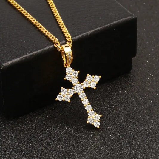 Gold Color Cross Pendant