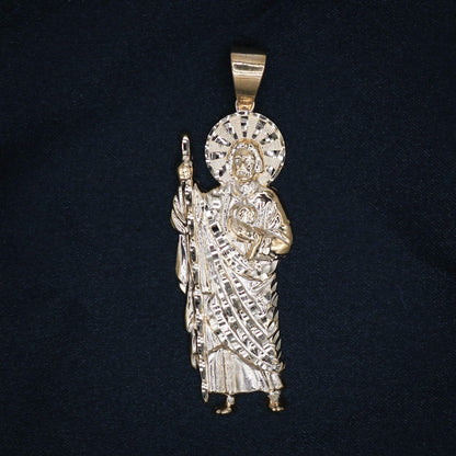 San Judas Pendant - Real 14k Gold