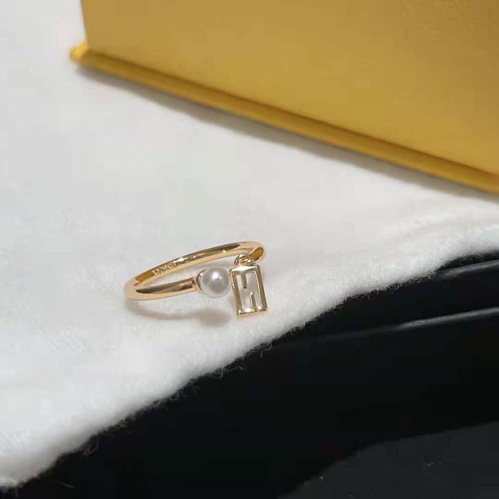 Women Baguette Ring Gold-Colored