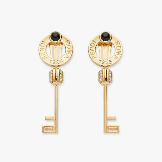 Women Master Key Earrings Gold-Colored Earrings