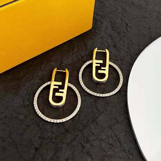 Women O’Lock Earrings Gold-coloured