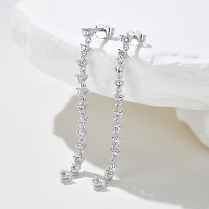 Icedlinks Zircon 5A Grade Earrings