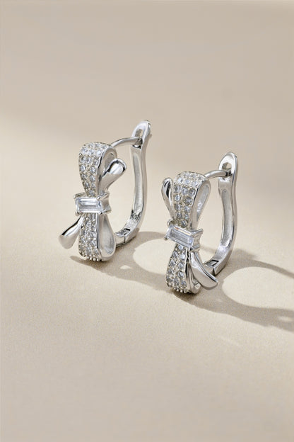 Icedlinks Zircon 5A Grade Silver Earrings