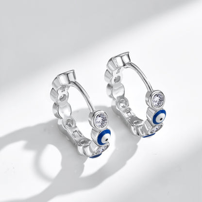 Icedlinks Zircon Grade 5A Silver Earrings