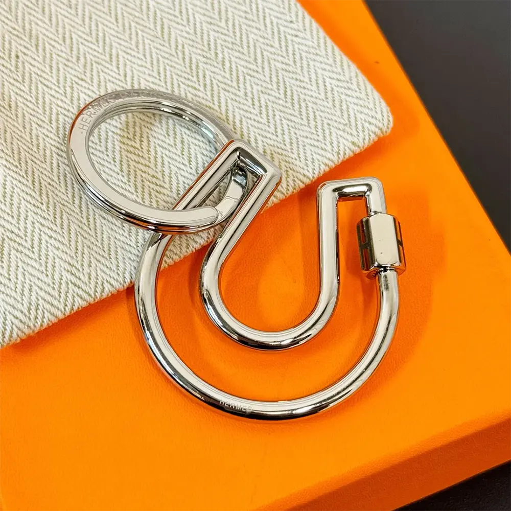 Unisex Fer A Cheval Key Ring