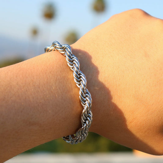 8mm Rope Bracelet - Premium 316L Stainless