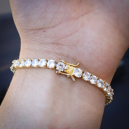 5mm Tennis Bracelet - Gold