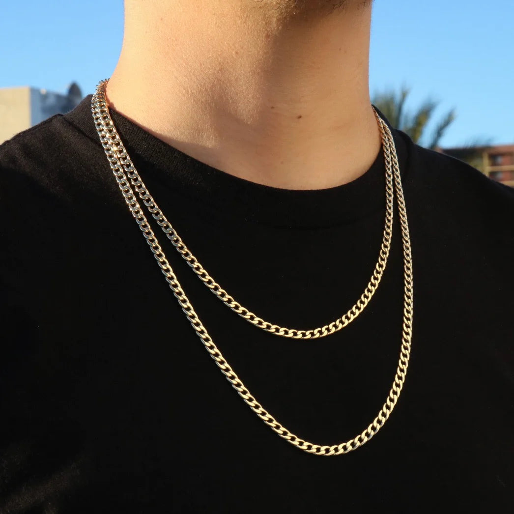 5mm Cuban Chain - Gold