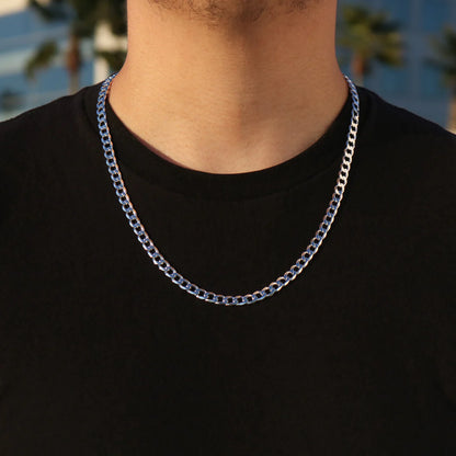 6mm Cuban Chain - Real 925 Silver