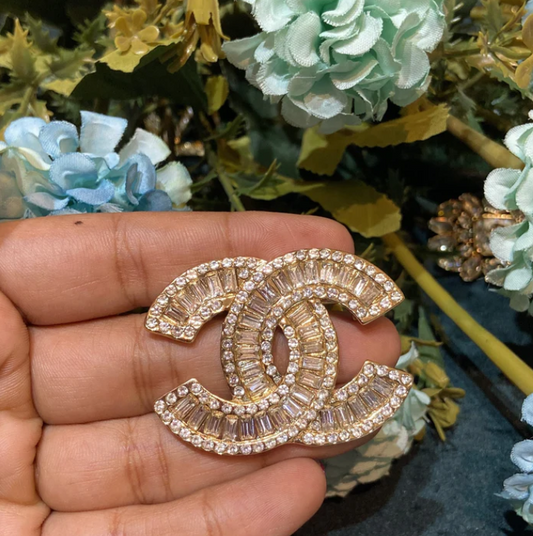 CC BLING BROOCH